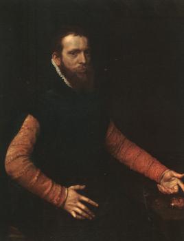 Anthonis Mor Van Dashorst : Portrait of a Goldsmith